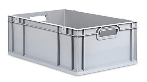 aidB Eurobox NextGen Grip, 600x400x220 mm, Griffe offen, robuste Plastikbox aus Kunststoff mit ergonomischen Griffen, stapelbare Kunststoffkiste, ideal für die Industrie, 1St. aidB Eurobox NextGen Grip, 600x400x220 mm, Griffe offen, robuste Plastikbox aus Kunststoff mit ergonomischen Griffen, stapelbare Kunststoffkiste, ideal für die Industrie, 1St.