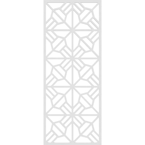 Image of 15 3 /8 inchW x 39 3 /8 inchH x 3 /8 inchT Auburn Decorative Fretwork Wall Panels in Architectural Grade PVC