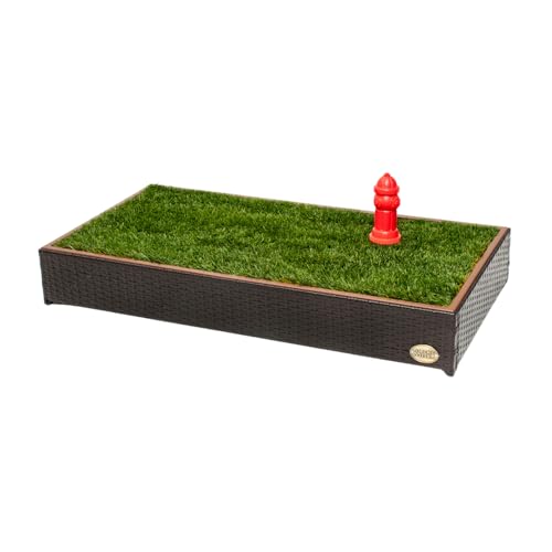 Image of Porch Potty Stabdard Artificial Grass Potty Pads for Dogs, 4x2 Ft | Reusable Artificial Grass with Mesh Backing, Washable Design, Quick Absorb and Instant Drainage best for Dog Potty Training