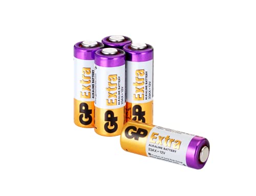 Pilas 23A 12V - MN21- Paquete de 5 Unidades | GP Extra | Duración Larga, Tecnología Anti-Fugas, Rendimiento Elevado