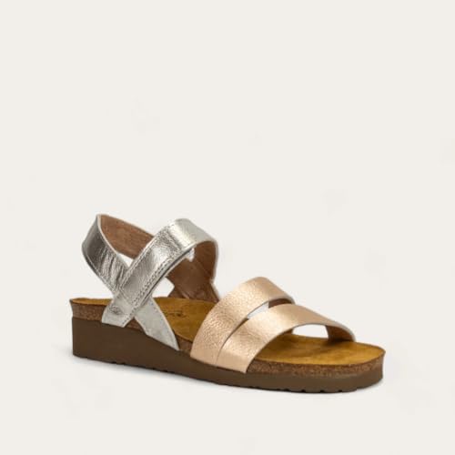 Image of NAOT Kayla Women's Sandals - Supportive 3-Strap Design with Backstrap, Cork & Latex Footbed - Arch Support - Travel-Friendly Comfortable Walking Sandals for All-Day Wear