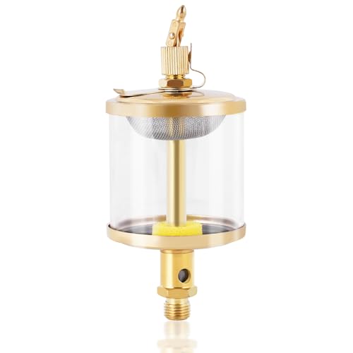 YUCHENGTECH 1/4" PT Sight Gravity Drip Feed Oiler Thread Needle Valve Type Oil Cup Drip Oiler (200ml) by YUCHENGTECH - Used condition - US$13.17