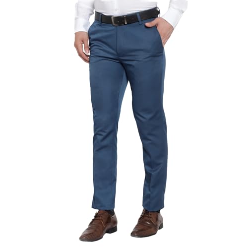Image of Men's Formal Trouser for Men | Regular Fit Office Wear Pant | Business Casual Trousers | Comfortable Formal Pants for Office, Work