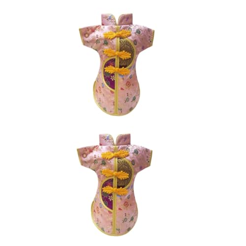 Bolsa de botella de vino de seda para transformar botellas simples en centros de mesa