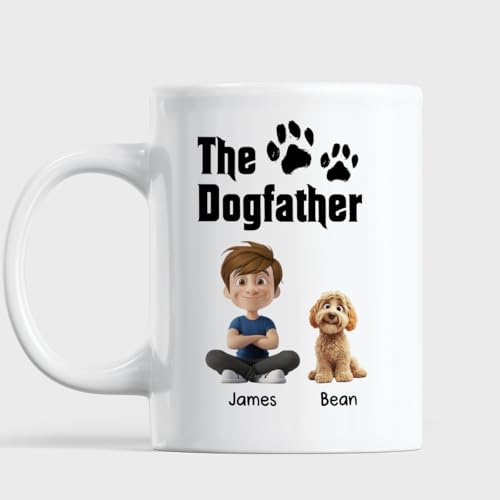 The Dogfather Mug Cerámico Personalizado miniatura 6