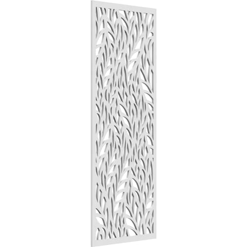 Image of 15 3 /8 inchW x 39 3 /8 inchH x 3 /8 inchT Ortonville Decorative Fretwork Wall Panels in Architectural Grade PVC