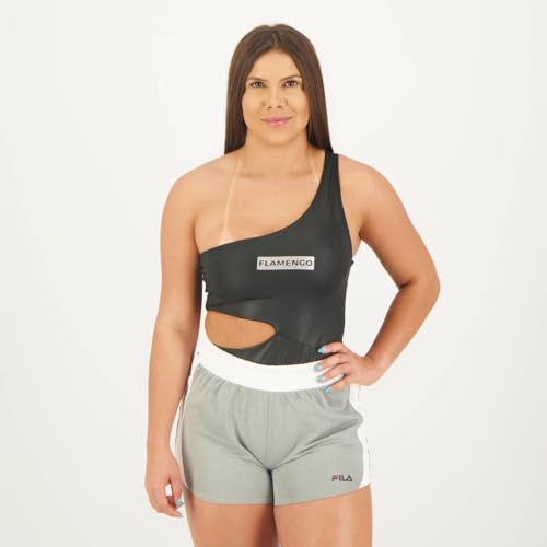 Body Flamengo Voyage Feminino Preto
