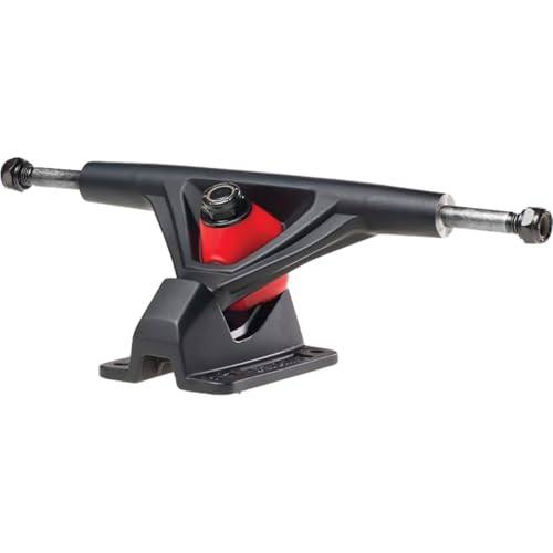 Seismic Skate Systems 155mm Aeon 30 Degree Flat Black Skateboard Reverse Kingpin Trucks with 1