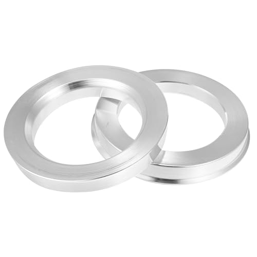 Centradores De Llantas Espaciador central de rueda de anillo céntrico de buje de coche de aleación de aluminio, 4 Uds., 73,1-51,1-52,1-56,6-58,1-59,1-63,5-66,9-68,1-69,6mm Anillos Centradores Llantas(