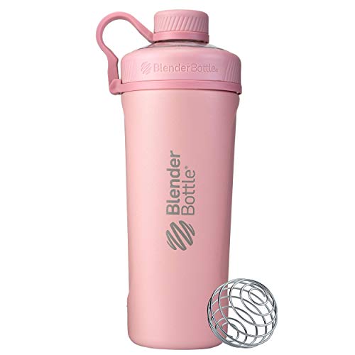 Image of BlenderBottle Radian Stainless Steel Shaker Bottle 26 oz Rose Pink