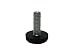 Produktbild 50 Stück M6 x 18mm Ø 18mm Verstellfuß Möbelfuß Stellschraube Stellteller Stellfuß Rändelschraube