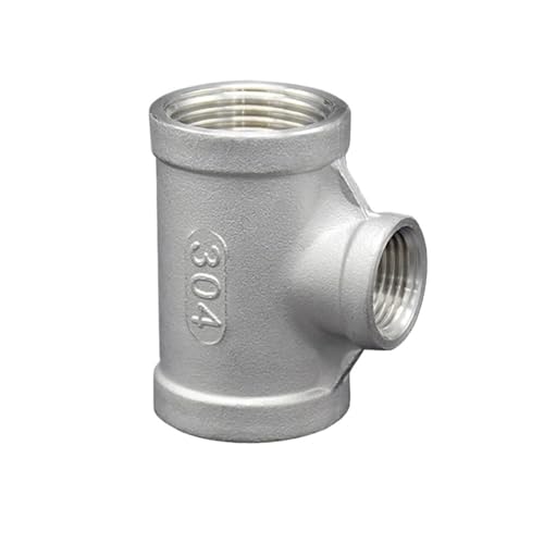 Conector de acero inoxidable 304 de tres vías NPT hembra para solucionar fugas