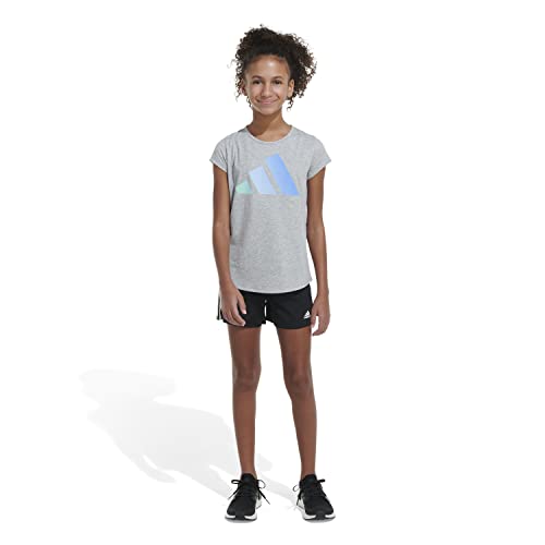 adidas Girls' Short Sleeve Cotton Bos Essential Tee3