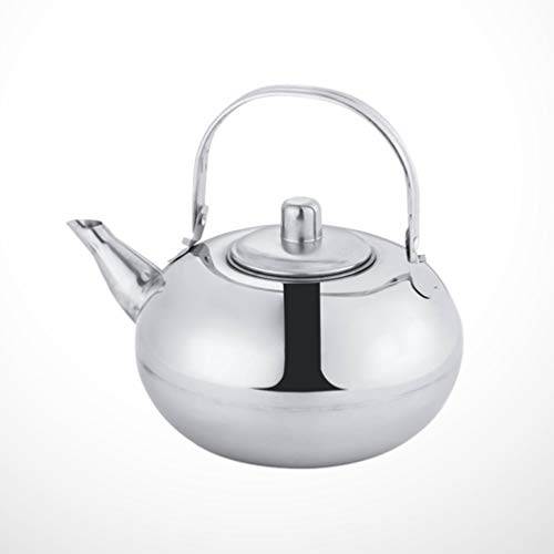 Yardwe 2L 304 Bule Com Infusor de Aço Inoxidável Bule de Chá Chaleira Fogão Seguro para Folhas Solta