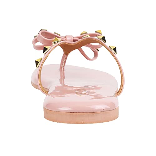 Image of Metro Women's Embellished Faux Leather Flat Fashion Slipper