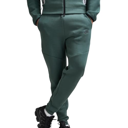 Nike Tech Men's Fleece Joggers, Vintage Green, Medium