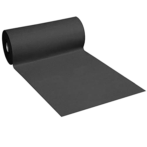 Decorspace Tapis de mariage jetable, tapis de Noël antidérapant de 520 g, noir 1 x 1 m Cover