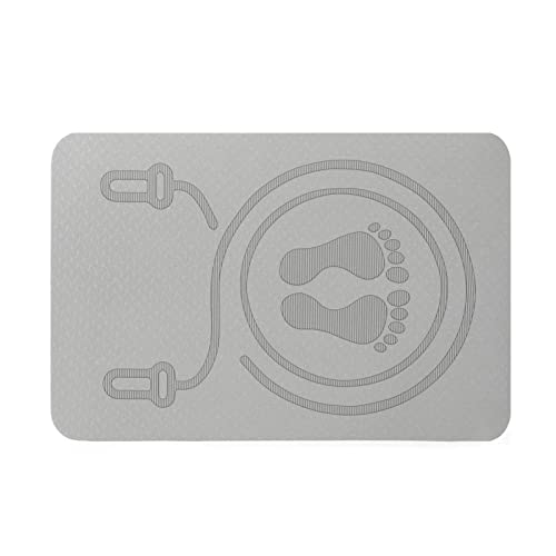 Jimtuze Colchoneta para Saltar la Cuerda | Colchoneta de Entrenamiento Transpirable,Alfombrillas de Entrenamiento para Suelo de Gimnasio en casa, Almohadilla de Fitness Absorbente de Golpes, Equipo Cover