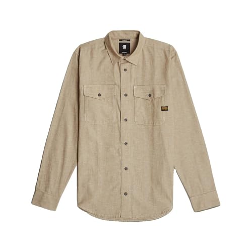 G-STAR Men's Marine Slim Long Sleeve Shirt Mehrfarben (Toggee/Milk D24963-D914-H051) S – Ansicht 4