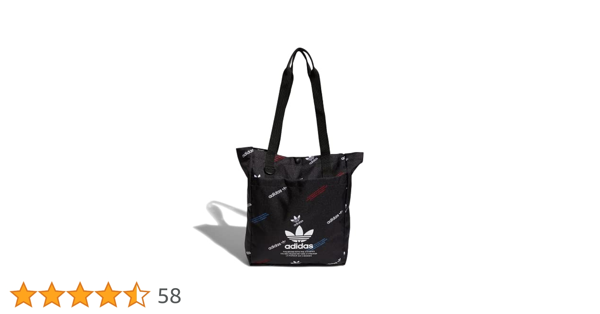 Amazon | adidas Originals Simple Tote Bag, Multi Graphic