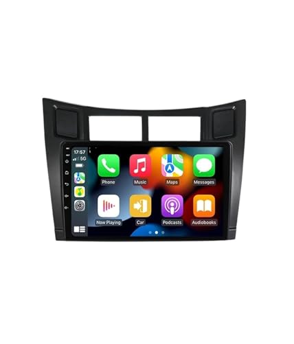 Autoradio CarPlay para Toyota Yaris 2005-2012, solucione la falta de conectividad con GPS y 4G