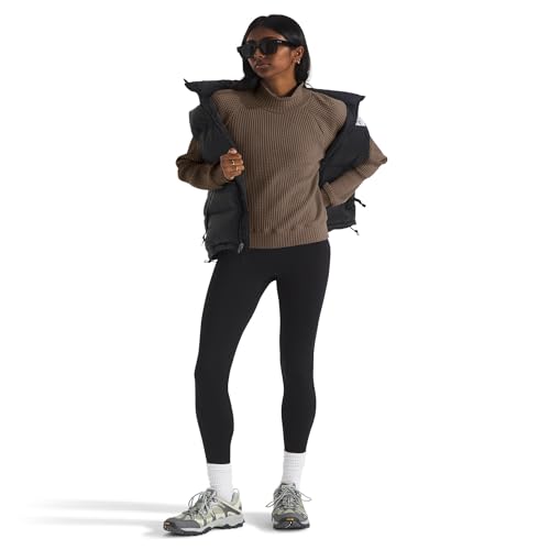THE NORTH FACE Women's Long Sleeve Mock Neck Chabot Shirt | Cotton Thermal Shirt With Raglan Sleeves & Funnel Neck4