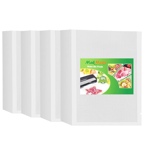 MakMeFre 400 Bolsas 15x25cm Bolsas Vacio Alimentos,Bolsas Envasar al Vacio Alimentos Sin BPA