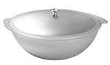 DURABLE CONSTRUCTION: The Cast Aluminum Asian Cauldron (Kazan) features a reinforced bottom (0.24"/6 mm) and thick walls, ensuring long-lasting durability, even when cooking over high heat or open flames. HIGH HEAT RETENTION: With its exceptional the...