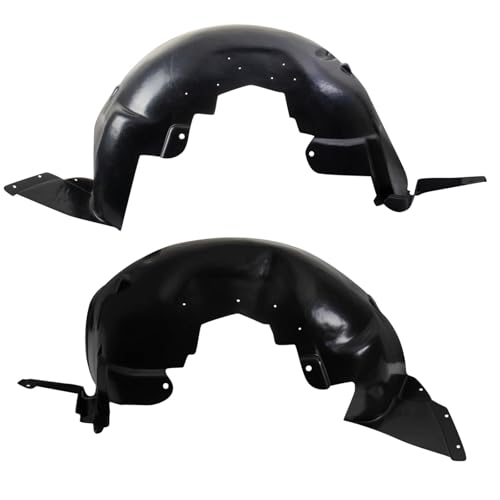 Image of TRQ Front Inner Fender Liner Set Compatible with 2007-2010 Saturn Sky GM1248220 GM1248221 GM1249220 GM1249221