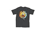 PORTAL Chell Jump Back Adult Charcoal T-Shirt (Adult XX-Large)