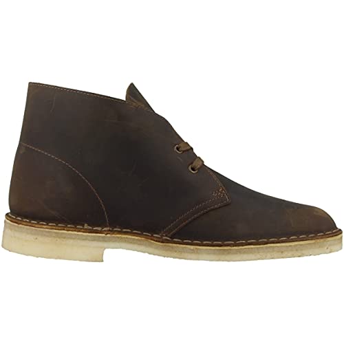 Image of Clarks Originals Mens Desert Boot Leather Dark Beeswax Boots 8 US
