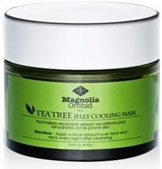 Magnolia Orchid Tea Tree Oil Control Jelly Cooling Mask 2.4oz/70g