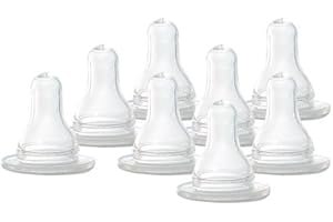 Evenflo Vented Nipples for Babies - Anti-Colic Slow Flow Nipple for Bottles