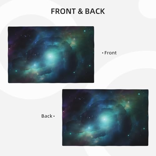 Sets de table galaxie aspect lin de qualité supérieure pour intérieur - 4