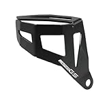 Material: Motorradzubehör, Schutzabdeckung für den Vorratsbehälter der hinteren Bremsflüssigkeitspumpe. Hergestellt aus CNC-Aluminium