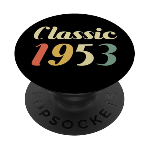 Nacido en 1953 Cumpleaños Vintage 71 años PopSockets PopGrip Intercambiable