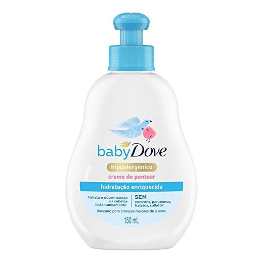 Creme Para Pentear Hidratação Enriquecida Dove Baby Frasco 150Ml, Baby Dove