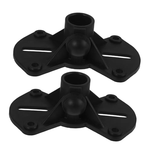 OFFSCH Stable Speaker Supports Plastic Speaker Base Holder Desk Stand Adapter Pair