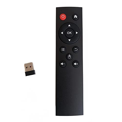 Mando a distancia de aire de 2,4 G con receptor USB para Lilux para Android TV Box PC Air recargable con teclado, puntero USB, controlador de PC