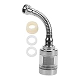 HOUDERCO Wasserhahn Sprühverlängerung mit Filter für Trinkwasser Küchenarmaturverlängerung Spritzfreier Wasserfilter Einfache Installation für Sicheres Gesundes Wasser Badewanne