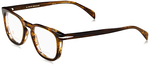 David Beckham Db 7022 EX4/41 BROWN HORN Eyewear Men's Acetate, Standard, 51