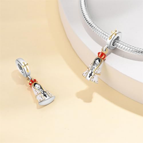 Image of LeeFeel Bow heart Charms Exquisite Love Heart Beads Charms w Clear CZ for Women Bracelets Charm DIY