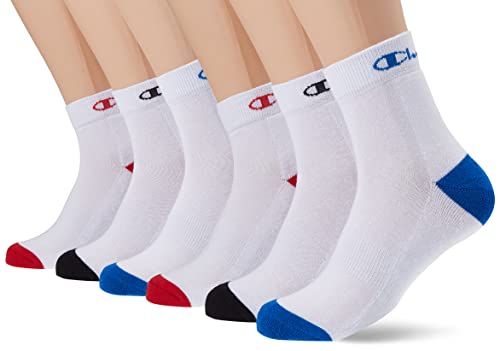 Champion Seasonal 3PP Quarter Chaussettes, Blanc, 35-38 (Lot de 3) Mixte