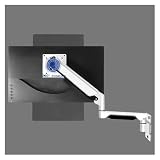 Biurko z uchwytem na monitor, Aluminum Single Monitor Wall Mount, Full Motion Pneumatic Spring Monitor Mount Arm for Screens up to 32 inches and 19.8 lbs, Max VESA 100x100, stabilne i regulowane
