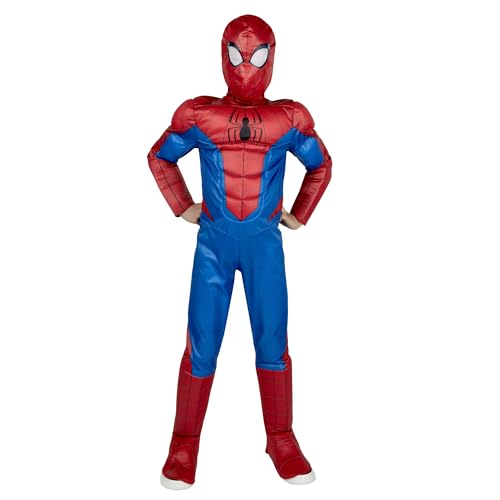 Jazwares Costume Play JWC0763-M Marvel Spider-Man Official Youth Halloween Costume thumb #4