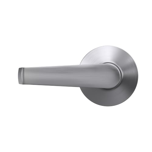 SCHLAGE Elan Hall/Closet Passage Door Handle, Reversible, Satin Chrome - image 6