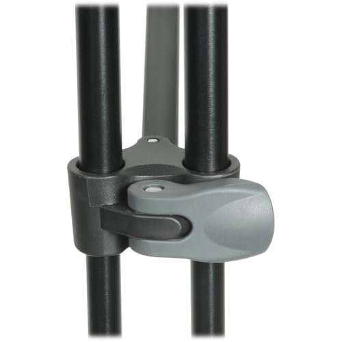 Image of Manfrotto MVK502AM-1 Professional Fluid Video System Aluminum Tripod with Telescop Twin Leg (Black)