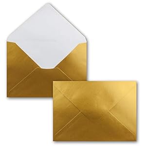 Mini enveloppen, 5,2 x 7,6 cm, met natte afdichting voor bloemen groeten, wenskaarten, tags en geschenken, FarbenFroh…