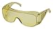 Condor Condor Visitor Scratch-Resistant Safety Glasses, Amber Lens Color - 4JND7