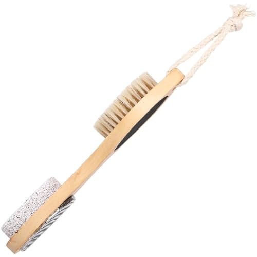 Herramienta De Pedicura 4 En 1: Cepillo Exfoliante Para Pies, Lima Para Pies, Removedor De Callos Con Raspador, Piedra Pómez, Cepillo Para Uñas Y Papel De Lija Para Pies Secos Y Húmedos, Removedor De